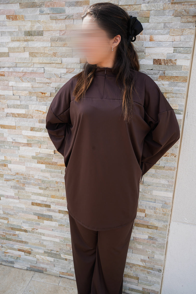 BURKINI MAWJ | MARON & BEIGE