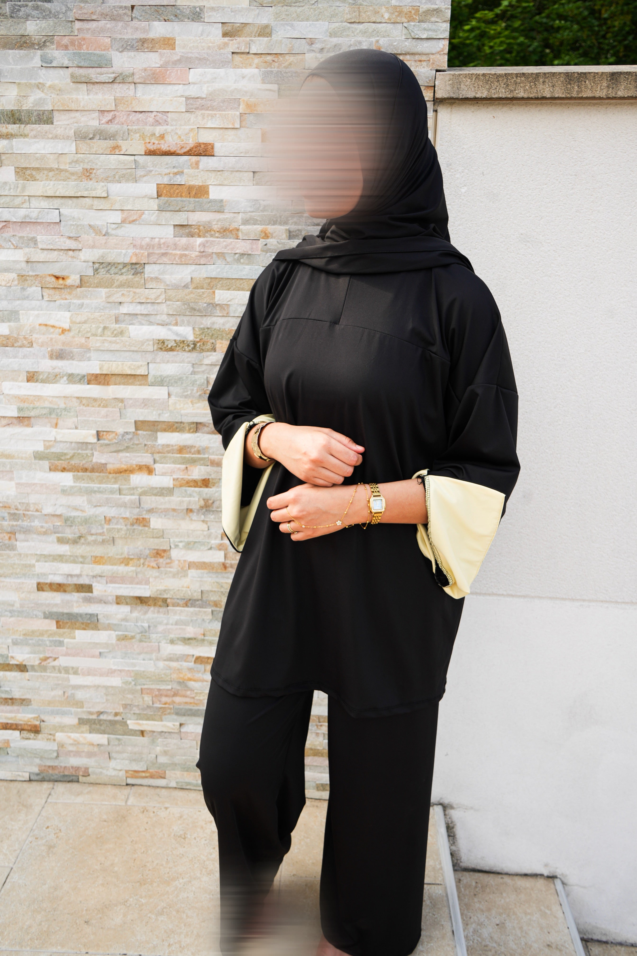 BURKINI MAWJ | NOIR & JAUNE