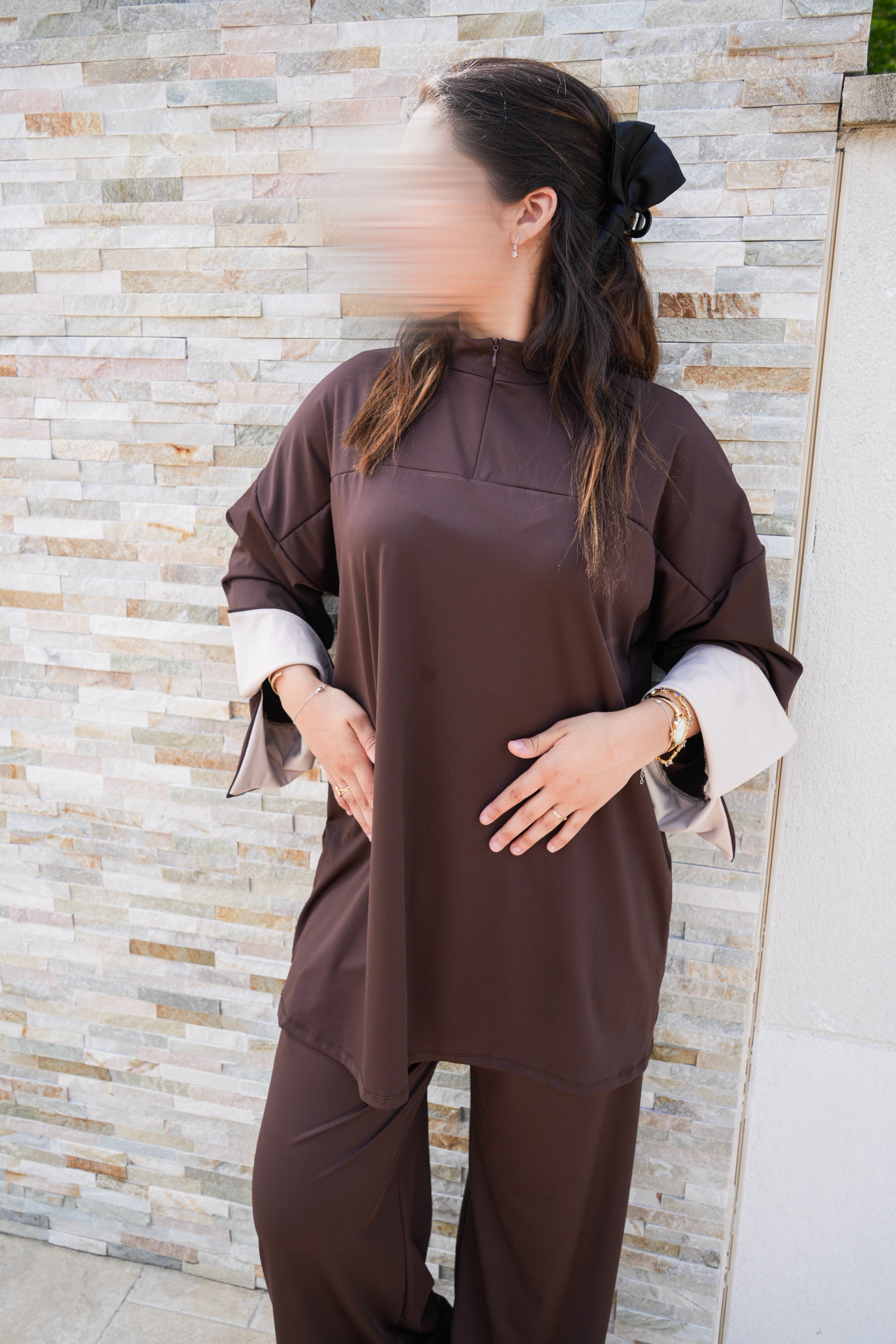 BURKINI MAWJ | MARON & BEIGE
