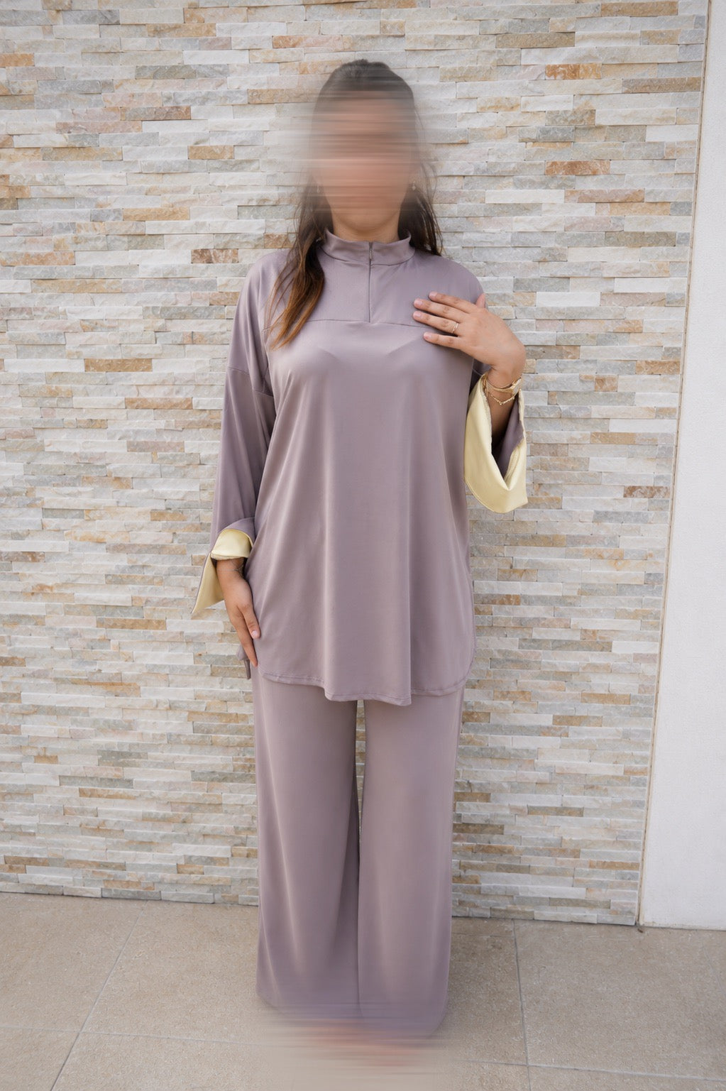 BURKINI MAWJ | TAUPE & JAUNE