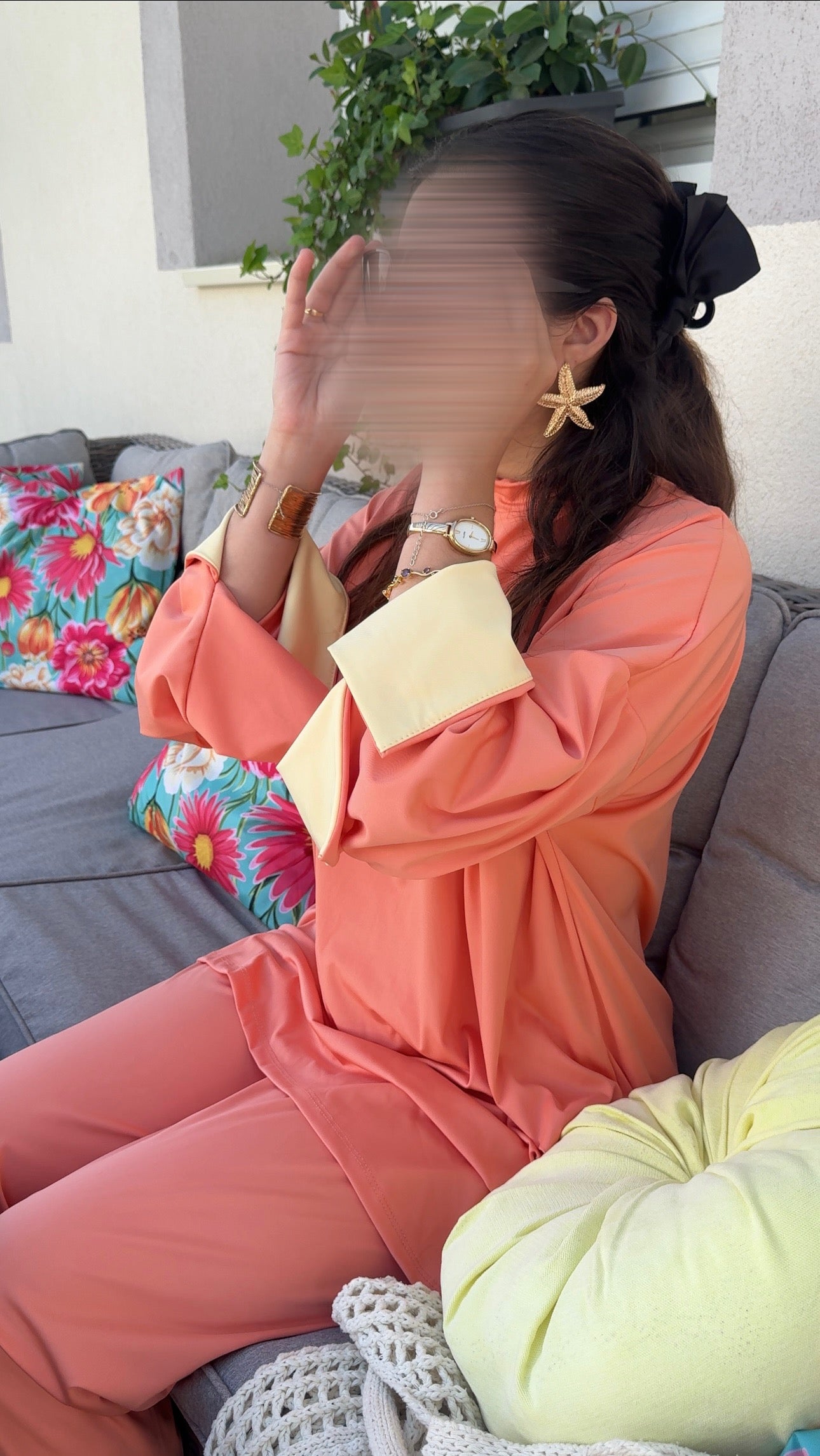 BURKINI MAWJ | ORANGE & JAUNE